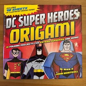DC Super Heroes Origami Book John Montroll New 48 Sheets Batman Superman